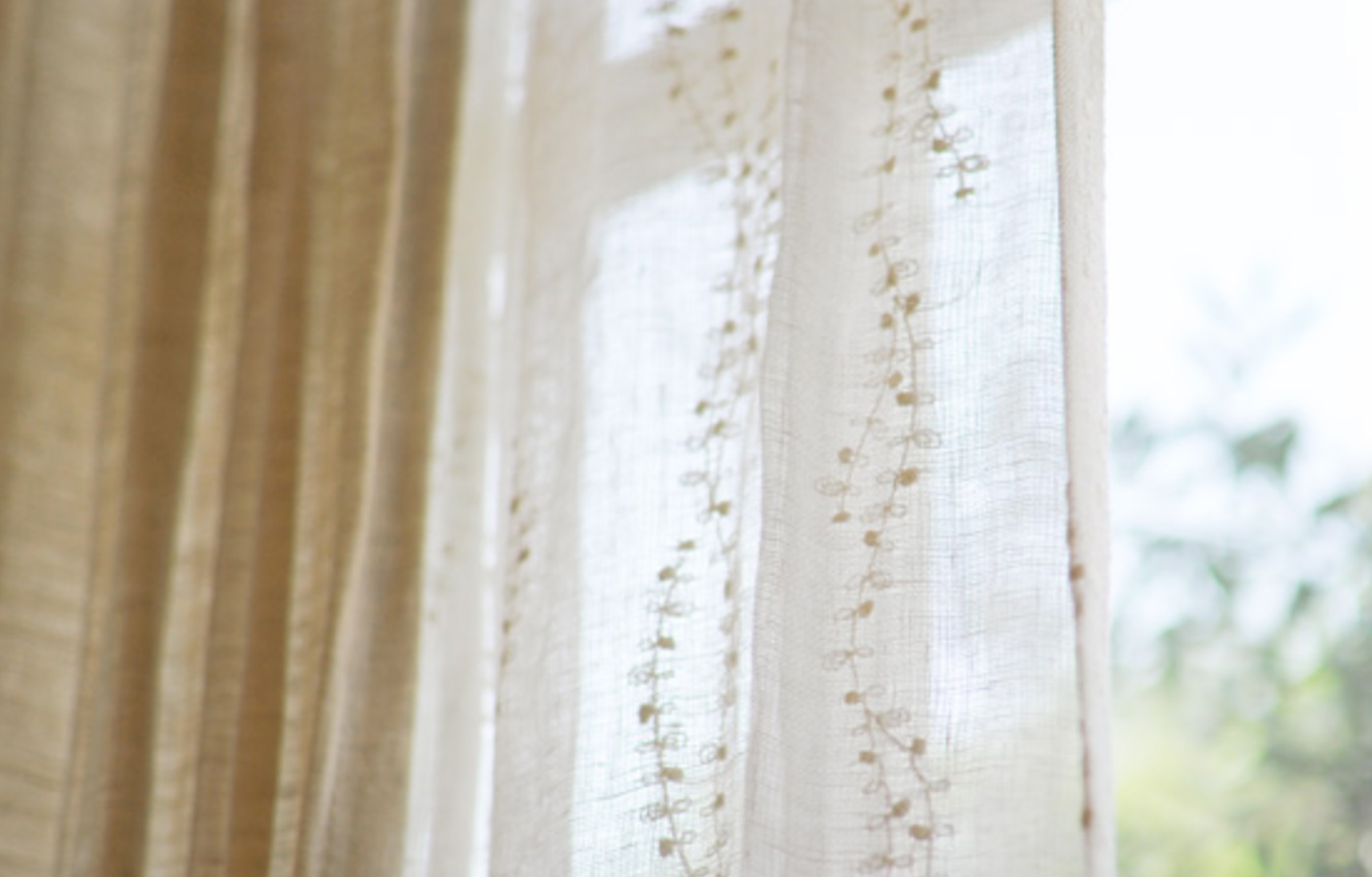 LINEN CURTAIN - MOMO NATURAL