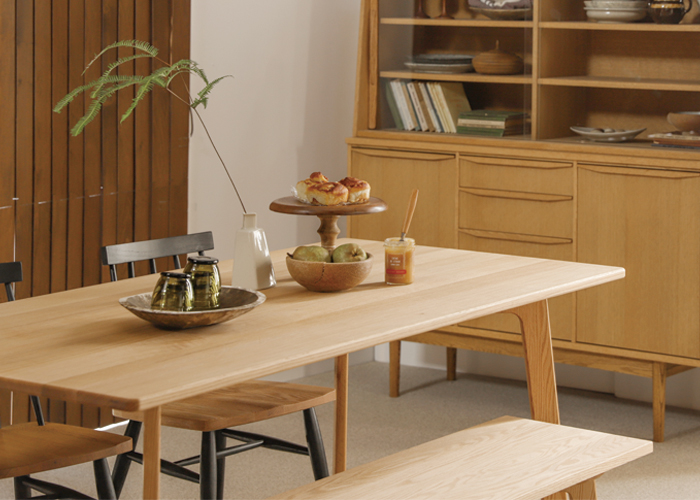 UNIT DINING TABLE with VENT - MOMO NATURAL