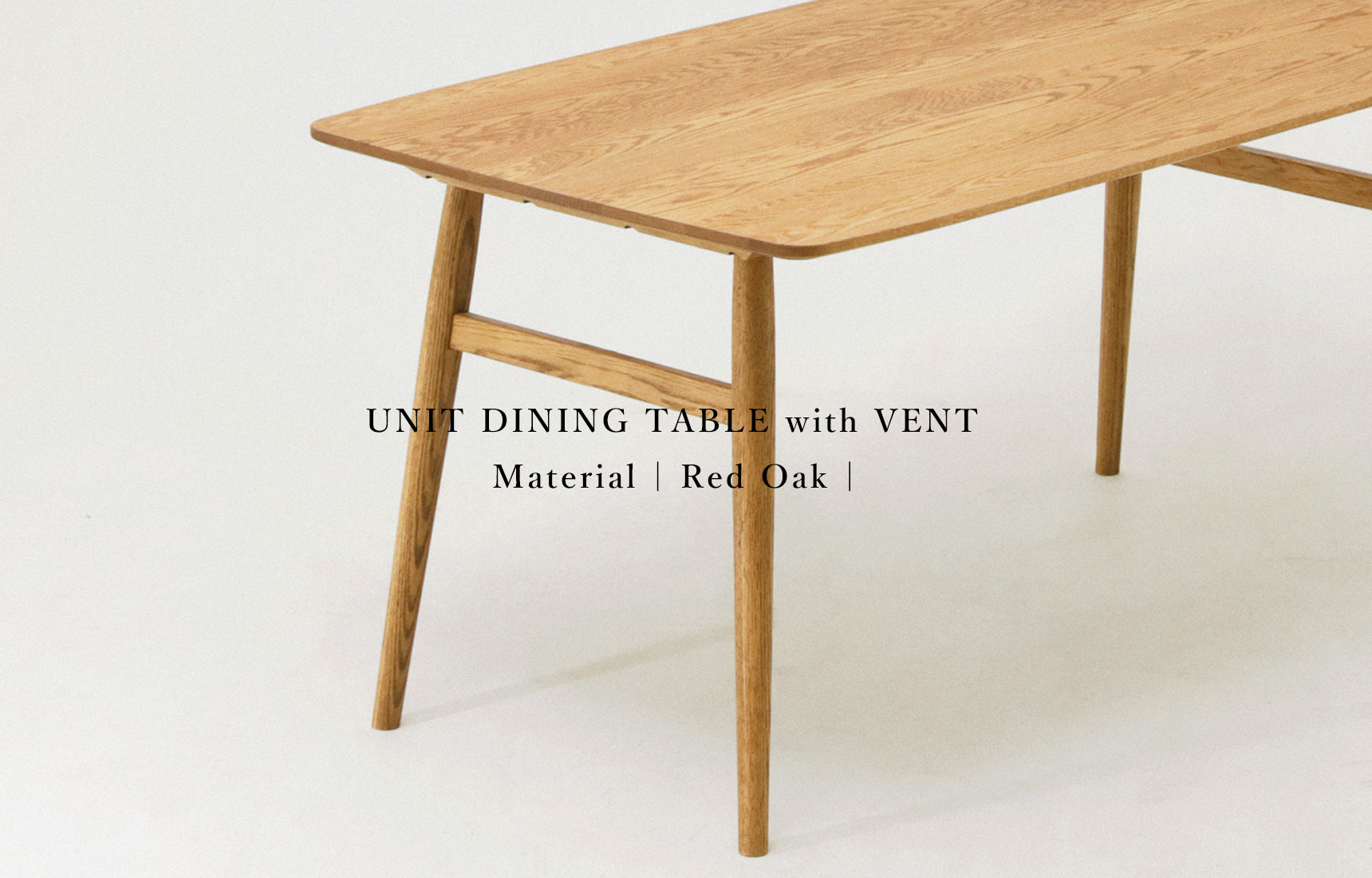UNIT DINING TABLE with VENT - MOMO NATURAL
