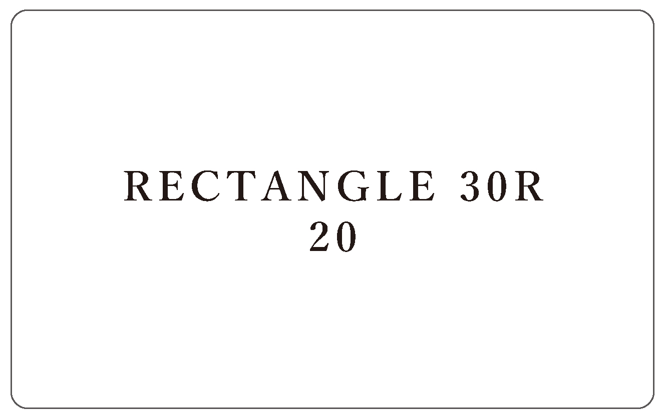 RECTANGLE 30R TOP