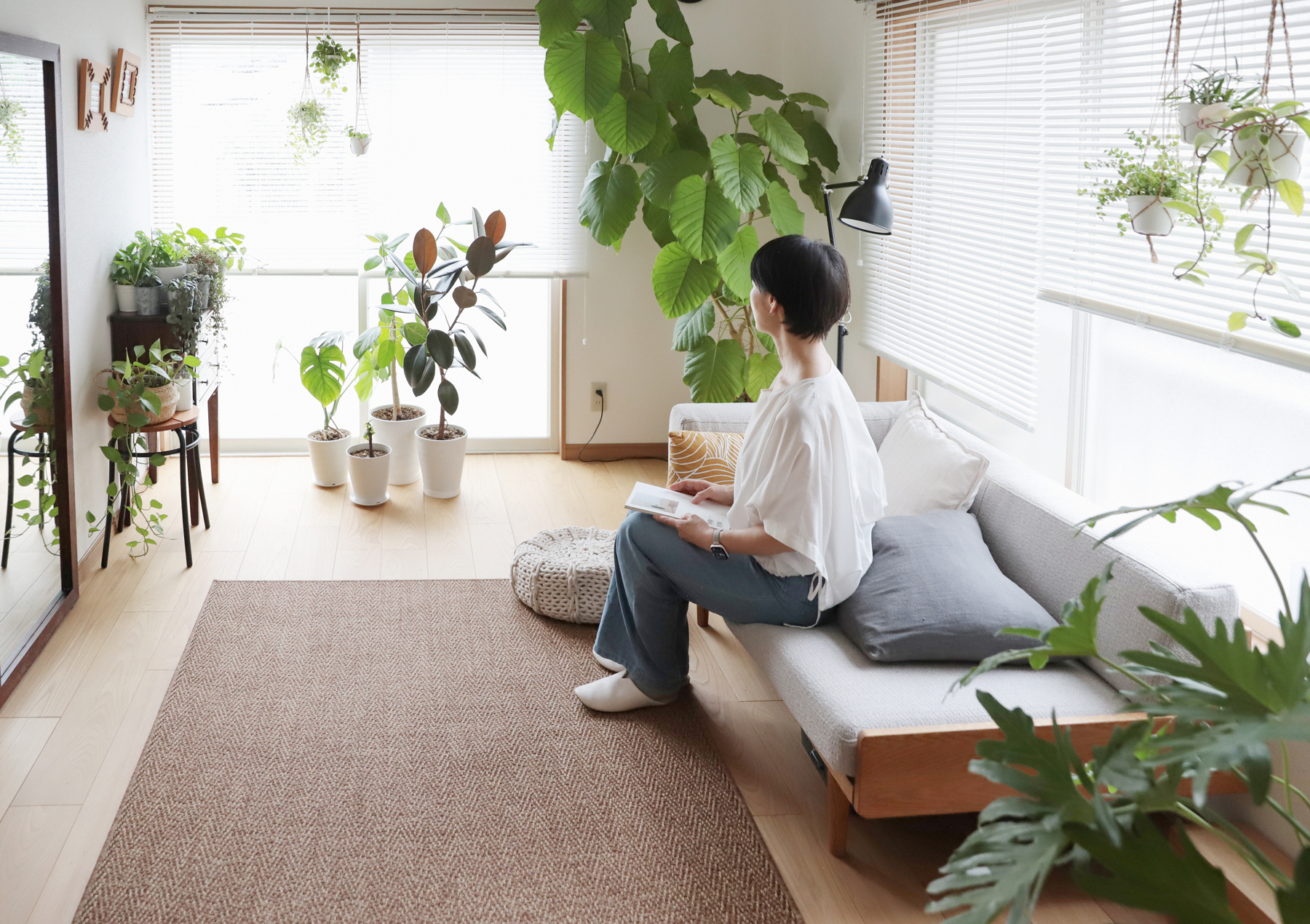 モモナチュラルの家具ユーザー よう様のお部屋 デイソファ