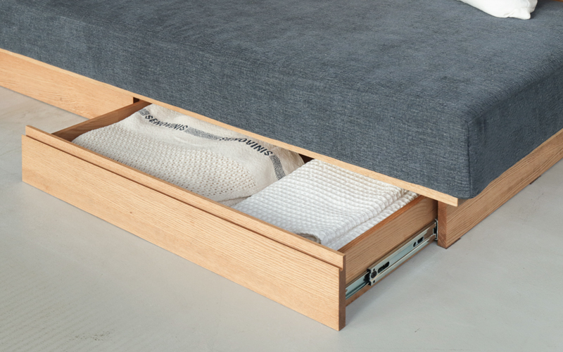 RUHE SOFA BED BOTTOM STORAGEの収納部分