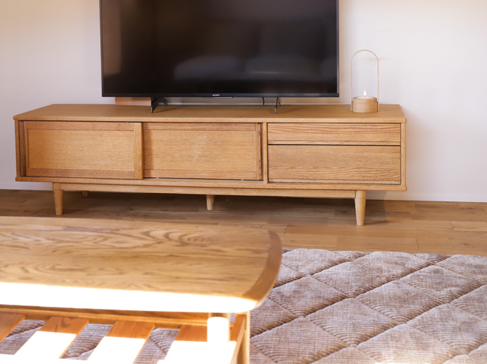 モモナチュラルの家具ユーザー様のテレビボード